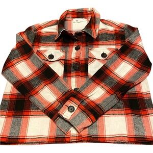 BB Dakota Red and Black Plaid Jacket